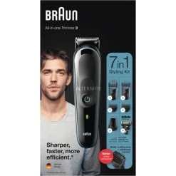 Budget ???? Braun All-in-one MGK3345 Noir, Bleu, Tondeuse ???? -Boutique Beurer Braun All in one MGK3345 Noir Bleu Tondeuse@@1816543 2
