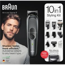 Coupon ❤️ Braun All-in-one MGK7321 Mouillé & Sec Noir, Gris, Tondeuse ???? -Boutique Beurer Braun All in one MGK7321 Mouill sec Noir Gris Tondeuse@@1816544 2