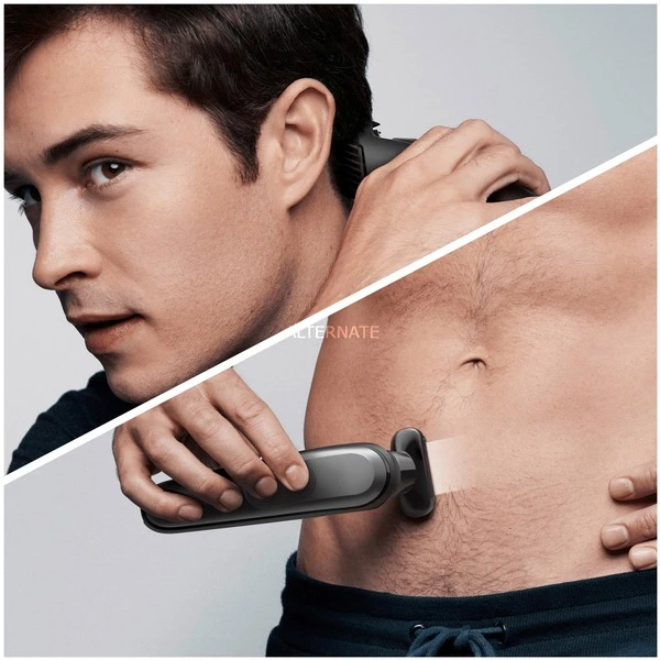 Coupon ❤️ Braun All-in-one MGK7321 Mouillé & Sec Noir, Gris, Tondeuse ???? – Image 6