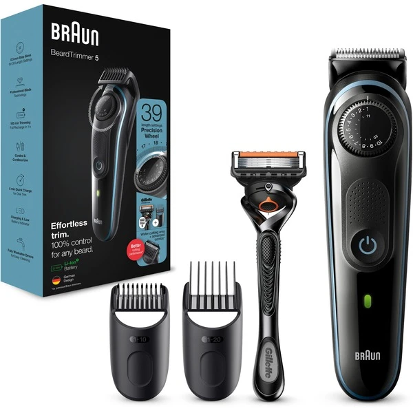 Offres ???? Braun BeardTrimmer 5 BT5340 Noir, Bleu, Tondeuse à Barbe ???? 4 Offres ???? Braun BeardTrimmer 5 BT5340 Noir, Bleu, Tondeuse à Barbe ???? – Image 2