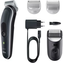 Vente flash ???? Braun BodyGroomer BG5340 Noir, Argent, Tondeuse ???? -Boutique Beurer Braun BodyGroomer BG5340 Noir Argent Tondeuse@@1816533 1