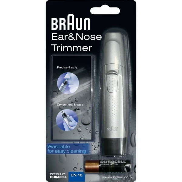 Top 10 ???? Braun Ear&Nose EN10 Tondeuse De Précision Noir, Gris, Nez / Ohrenhaartrimmer ???? – Image 3