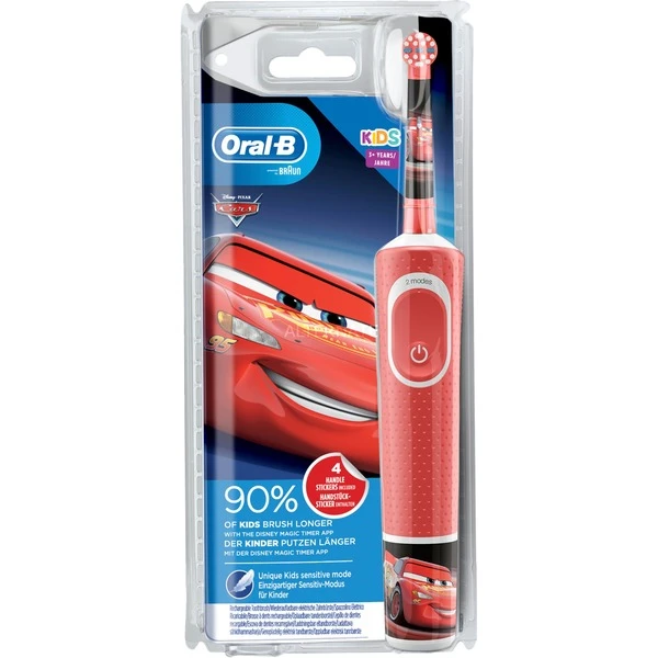 Les meilleures critiques de ❤️ Braun Kids Electric Toothbrush Disney Cars Enfant Brosse à Dents Rotative Rouge, Brosse A Dents Electrique ???? – Image 2