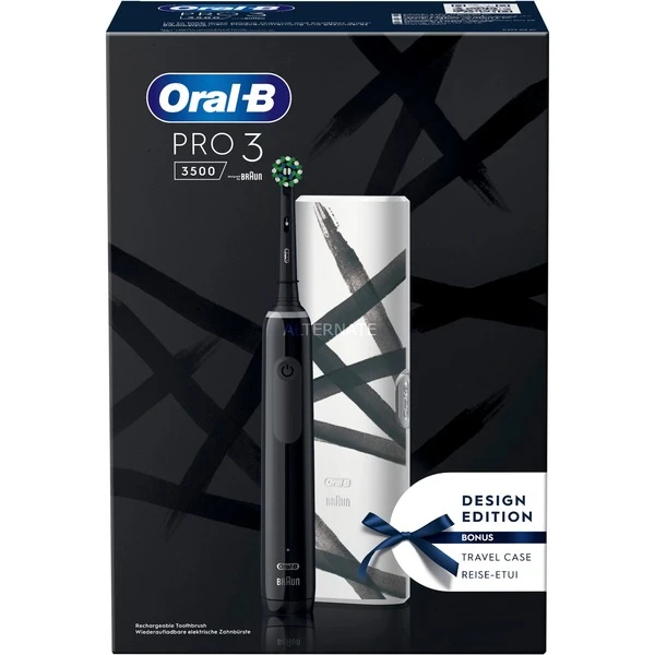 Meilleure vente ???? Braun Oral-B Pro 3 3500 Design Edition, Brosse A Dents Electrique ???? – Image 3