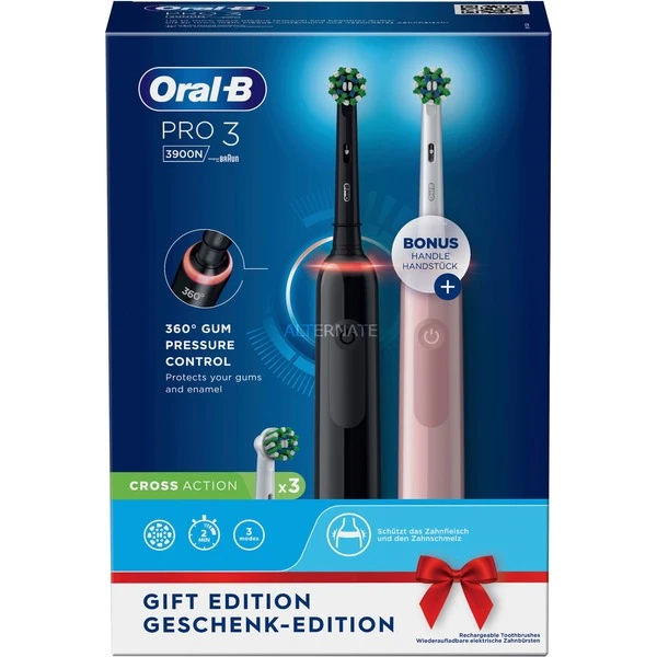 Sortie ???? Braun Oral-B Pro 3 3900N Gift Edition, Brosse A Dents Electrique ???? – Image 3