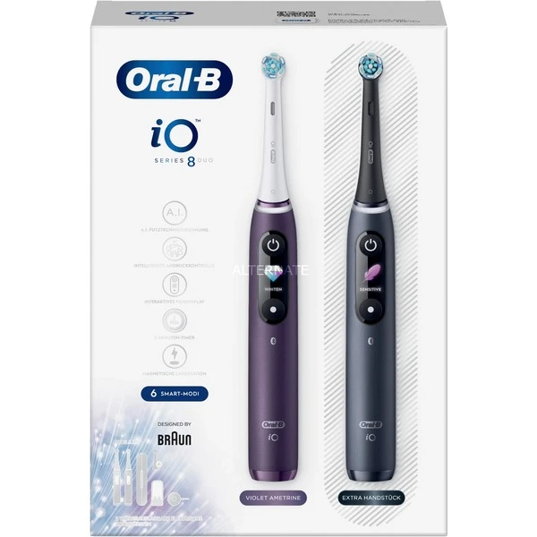 Coupon ???? Braun Oral-B IO Series 8 Duo, Brosse A Dents Electrique ⌛ – Image 3