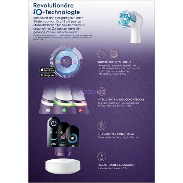 Coupon ???? Braun Oral-B IO Series 8 Duo, Brosse A Dents Electrique ⌛ – Image 4