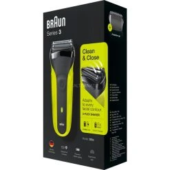 Coupon ???? Braun Series 3 81702940 Rasoir Pour Homme Rasoir à Grille Tondeuse Noir, Vert ???? -Boutique Beurer Braun Series 3 81702940 rasoir pour homme Rasoir grille Tondeuse Noir Vert@@9icrdbe7 1