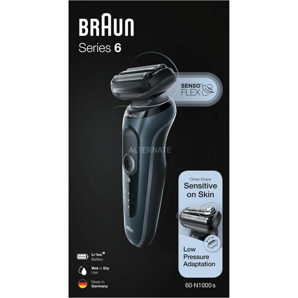 Grosses soldes ???? Braun Series 6 60-N1000s Rasoir à Grille Gris ???? 4 Grosses soldes ???? Braun Series 6 60-N1000s Rasoir à Grille Gris ???? – Image 2