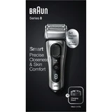 Remise ???? Braun Series 8 8417S Rasoir Pour Homme Rasoir à Grille Tondeuse Noir, Argent ???? – Image 4