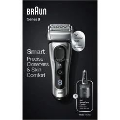Sortie ⭐ Braun Series 8 8457cc Wet&Dry Rasoir à Grille Tondeuse Noir, Gris ???? -Boutique Beurer Braun Series 8 8457cc Wet Dry Rasoir grille Tondeuse Noir Gris@@1770692 1
