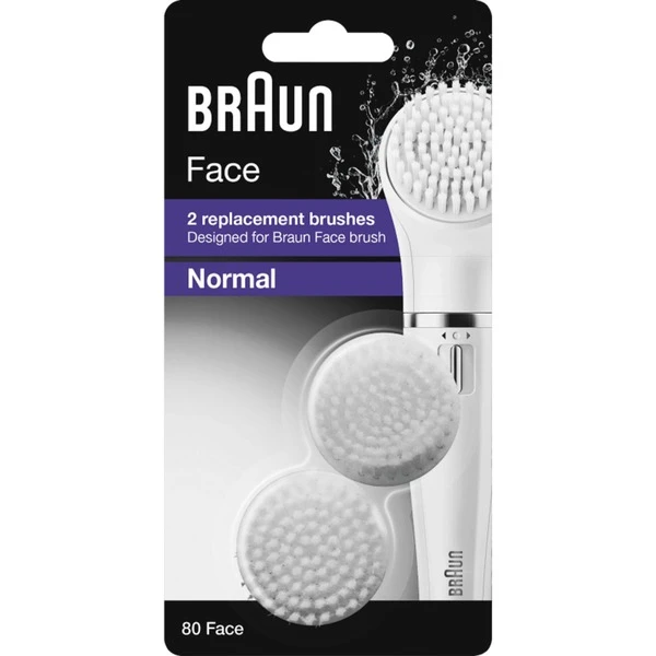 Acheter ???? Braun Visage 80 – 2 Brosses De Rechange –Développées Pour La Brosse De Nettoyage Facial Visage, Accessoire ???? – Image 2