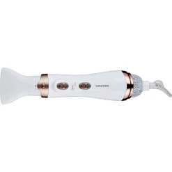 Le moins cher ???? Grundig HS 7880 Brosse à Lisser Et à Friser À Chaleur Or, Blanc 1200 W 3 M, Fer à Friser ????