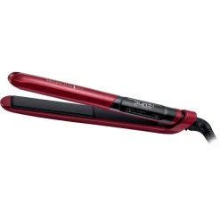 Nouveau ✔️ Remington S9600 Brosse Soufflante Et Fer à Lisser À Chaleur Rouge 3 M, Lisseur De Cheveux ????